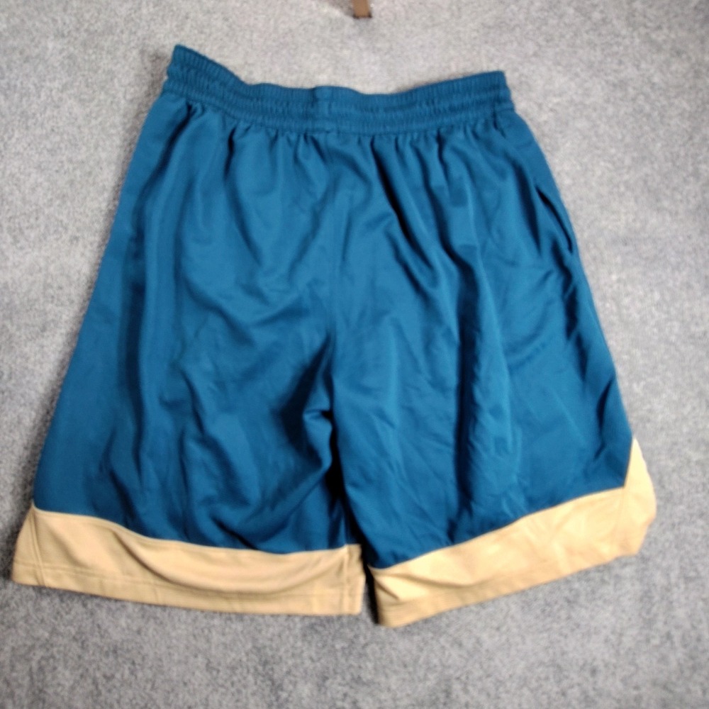 Nike Mens Knit Hybrid Training Dri Fit Short Size XL Teal Blue Casual Athletics
